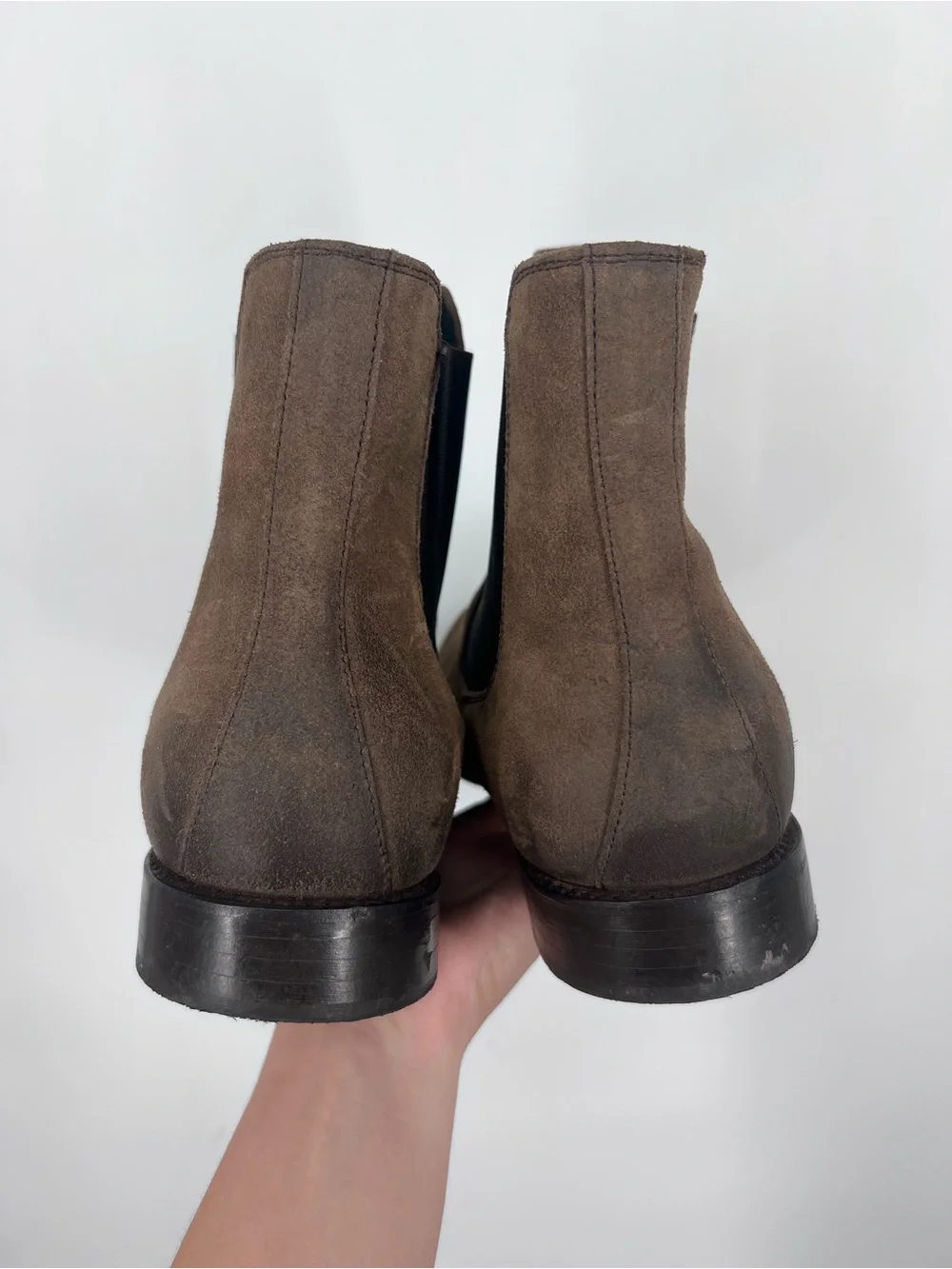 Thursday Boot Co. Men’s Brown Suede Cavalier Chelsea Boots 13